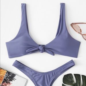 Knotted bikini